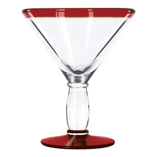 Libbey Aruba Rojo Coctel Vidrio 10 Ounce  -12 Caja