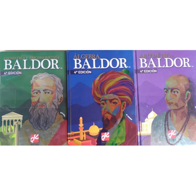 Pack Baldor Aritmética Algebra Geometría Y Trigonometría
