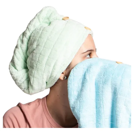 Toalla De Microfibra Para El Cabello