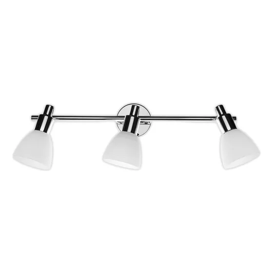 Aplique Luz Para Baño Interior Spot Cromado 3 Luces Etheos Color Plateado