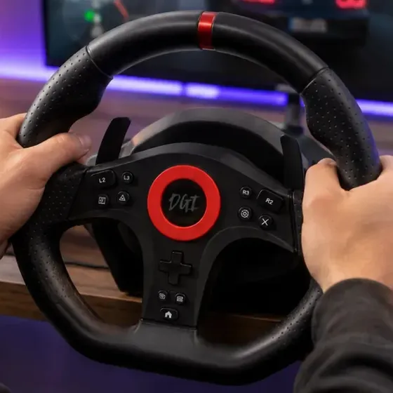 Volante Pedal Câmbio 7 Em 1 Vídeo Game Compatível Ps3 Ps4 Nintendo Switch Xbox One Series Computador Notebook Digital Informática