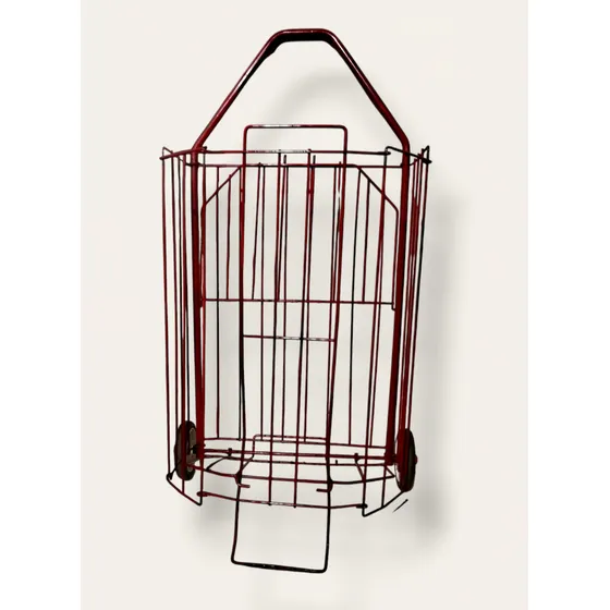 Carrito Para Compras Metálico Plegable
