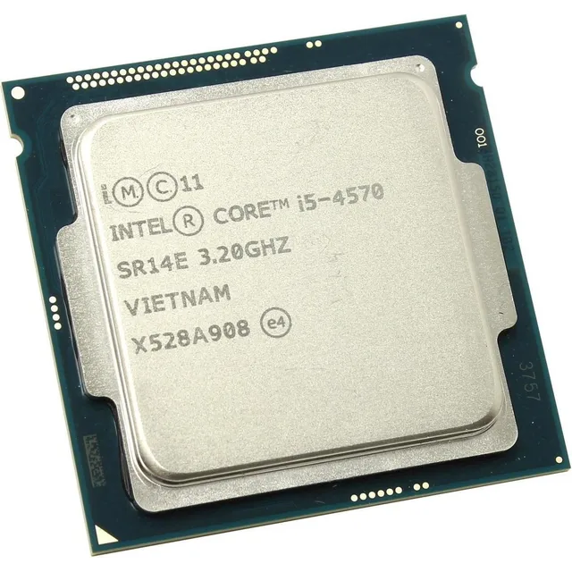Procesador gamer Intel Core i5-4570 BX80646I54570 de 4 núcleos y 3.6GHz de frecuencia con gráfica integrada