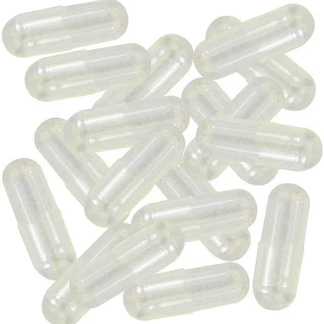 Capsulas Vacías Transparentes X 500 Con Capacidad De 1000mg