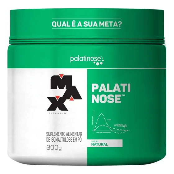 Max Titanium Carbohidratos Palatinose Isomaltulose Natural Sem Glúten 300g