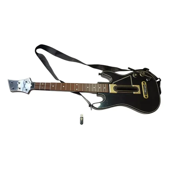 Guitarra Completa Com Jogo E Receptor Ps4 Guitar Hero Live