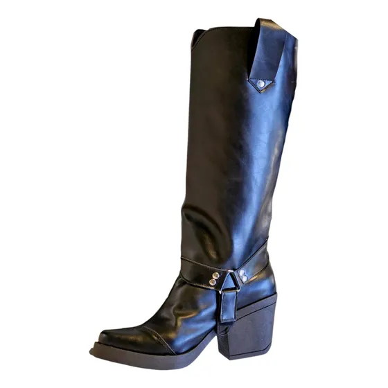Texanas 2 En 1 Botas Largas Caña Desmontable Mujer Invierno