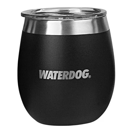 Vaso térmico Waterdog Copon 240 color negro 240mL
