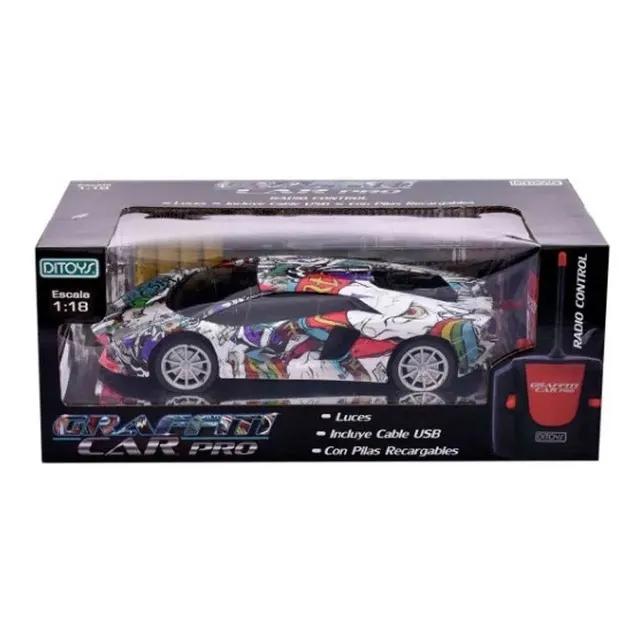 Auto Graffiti Car Pro A Radio Control Escala 1:18