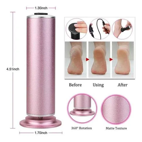 Removedor Eléctrico De Callos 400rpm Portatil Pedicure 