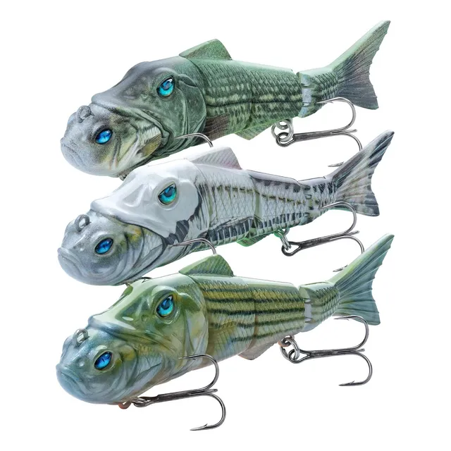 Cebo De Pesca Anzuelo Mustad Para Perca 12,7cm Y 17,8cm