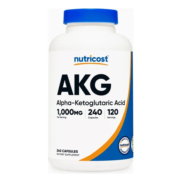Akg Ácido Alfa Ketoglutarico De Nutricost 1,000 Mg Entrega I