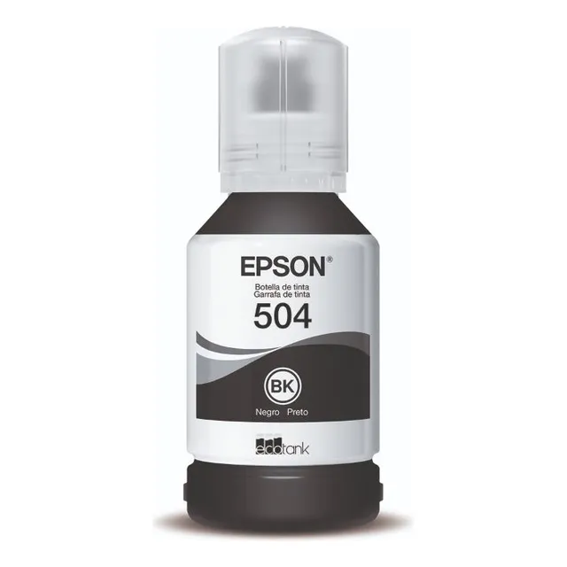 Epson Botella De Tinta Ecofit Color Negro, Código T504120