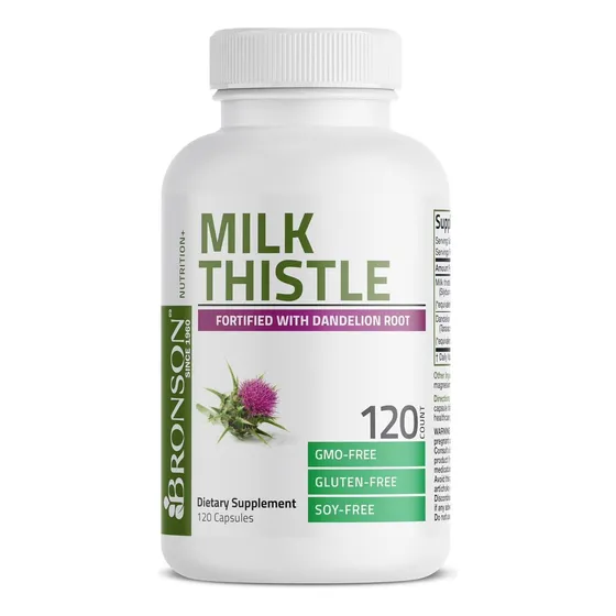 120 Capsula Milk Thistle 1000mg - - Unidad A $1159