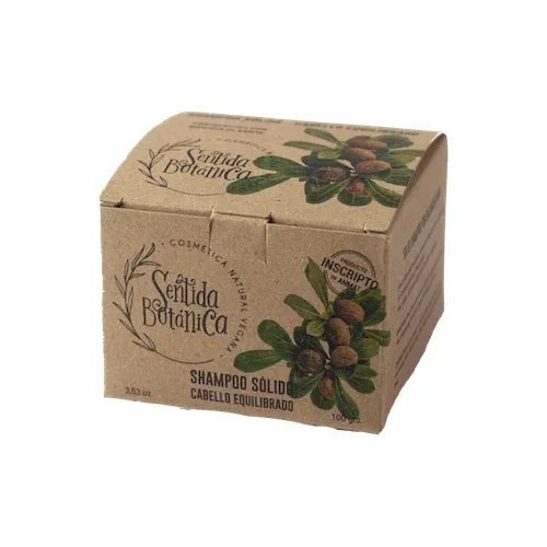Shampoo Sólido Cabelloequilibrado 100g Sentidabotánica Anmat