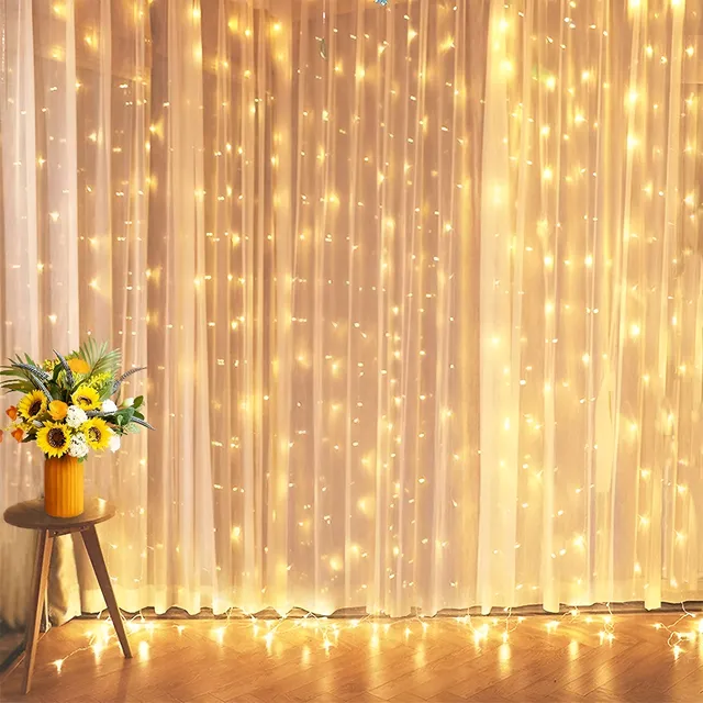 Lluvia De Luces Led 3x3 Mt P/ Bodas Fiestas Luz