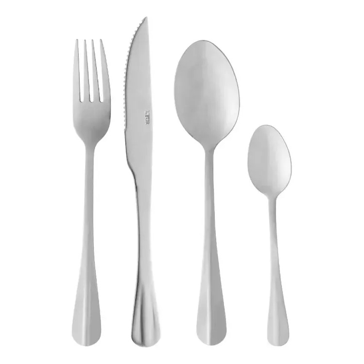 Faqueiro 24 Peças De Aço Inox Positano - Lyor Faqueiro 24 Peças De Aço Inox Positano - Lyor