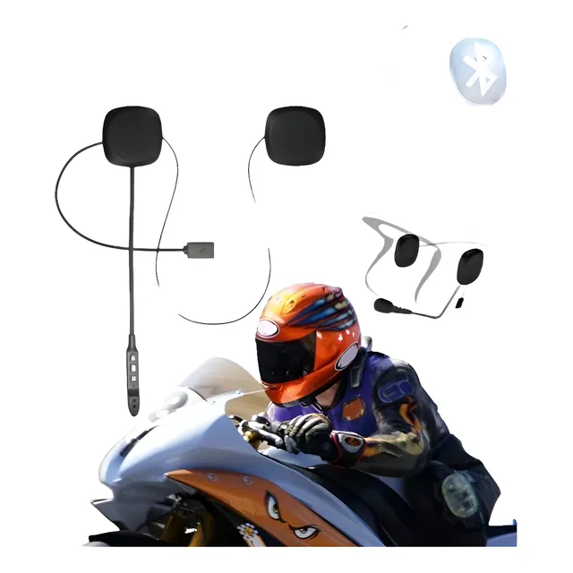 Audifono Bluetooth Exclusivo Para Casco De Moto