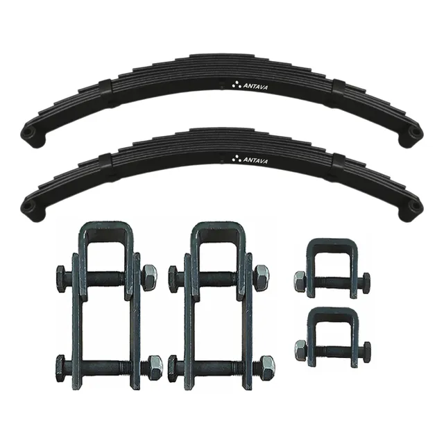 Molas Feixes 10 Lâminas 72cm C/ Jumelos Reboques 1600kg