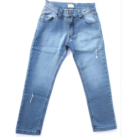 Pantalón Jeans Tiki Niño Infantil Talles 2 Al 16 Azul Acero