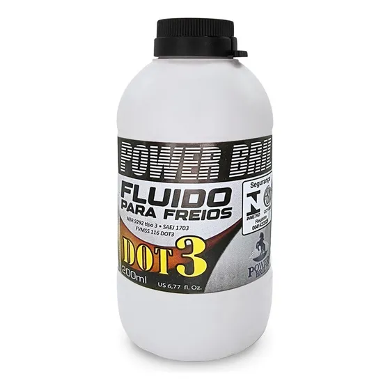 Fluido De Freio Power Bril Dot 3 200ml - 24 Unidades