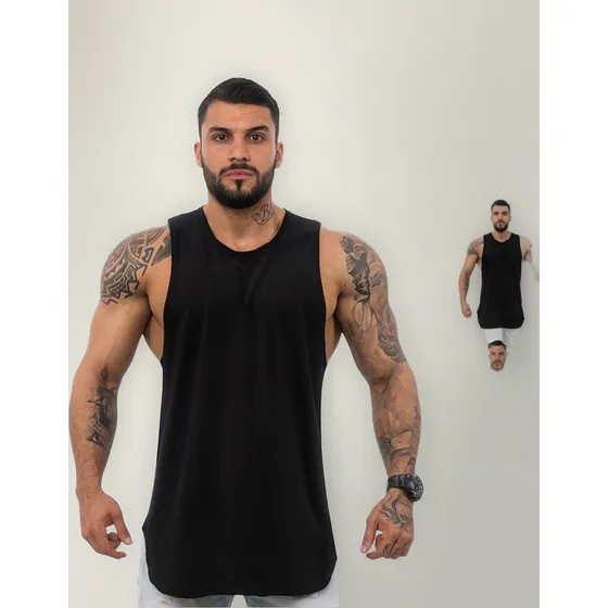 Kit 4 Regatas Lisas Academia Machao Metamorfose Brasil