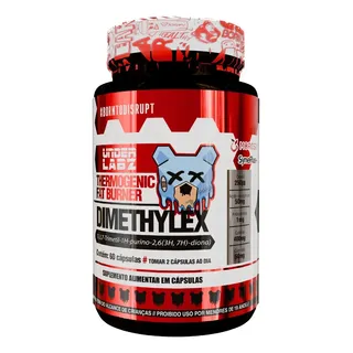 Dimethylex 60 Cápsulas Under Labz - Termogênico Sem Sabor