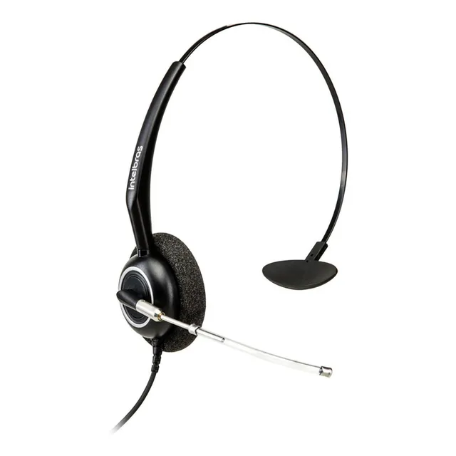 Conector de auriculares Intelbras Ths-55 Rj9 4010056, color negro
