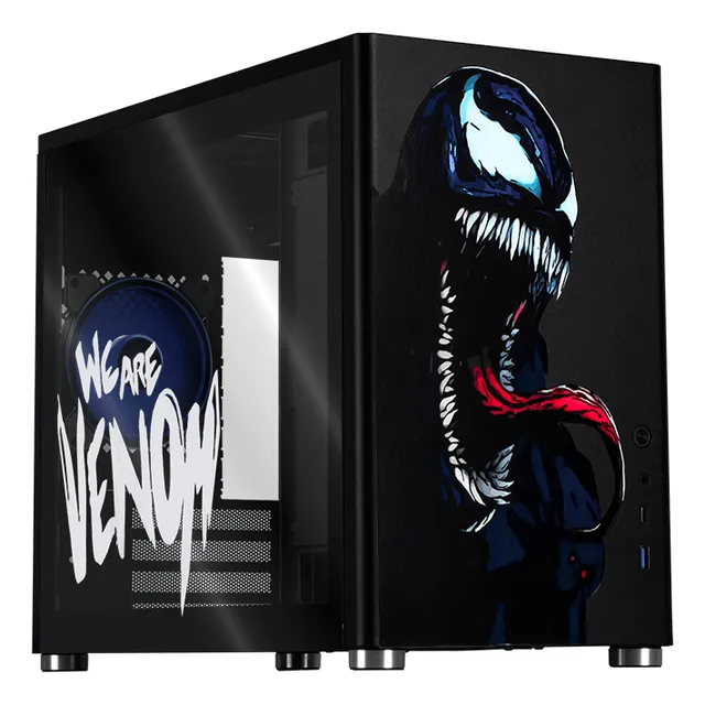 Gabinete Gamer Xtreme Pc Venom Comic Edition Micro Atx Usb-c