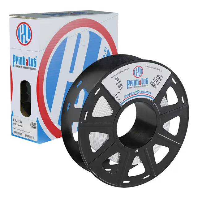 Filamento Para Impresoras 3d Flexible :: Printalot Color Blanco