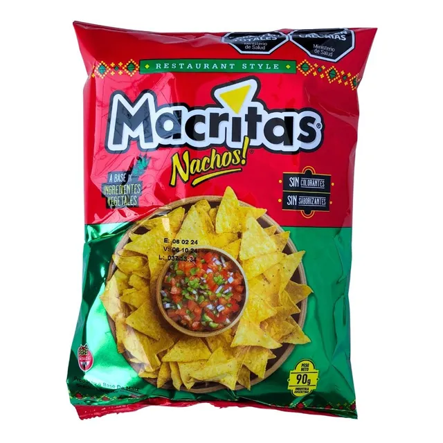 Nachos Cerealko Restaurant Style 90 Gr Sin Tacc
