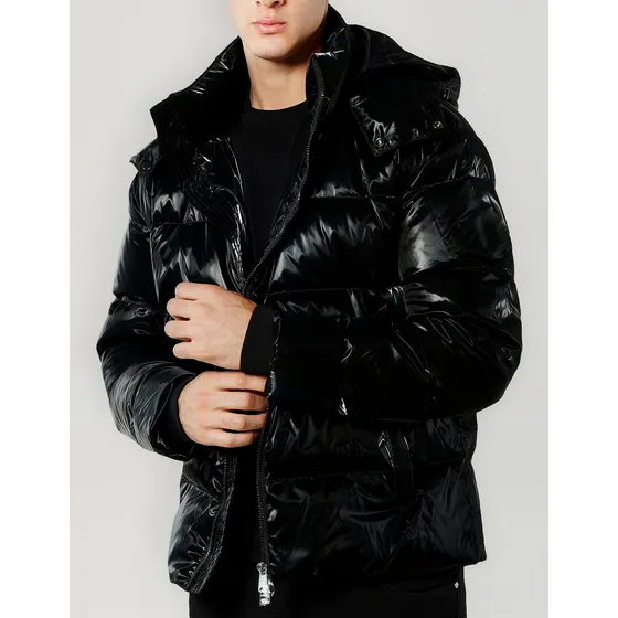 Campera Puffer Con Piel Tornasolada Nasa