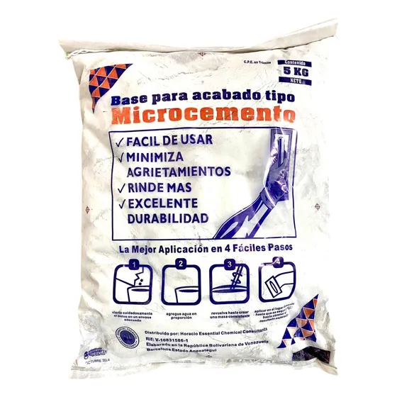 Microcemento Revestimiento 5 Kg Cod: 8535005