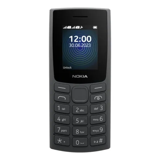 Teléfono Nokia 105 4g | Dual Sim | Desbloqueado Gsm | Volte | Versión Internacional | Color Carbón |