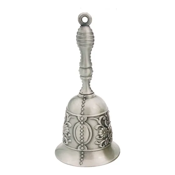 Campana De Mano Brillante Gran Sonido - Qr!