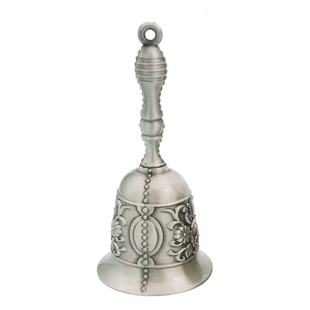 Campana De Mano Brillante Gran Sonido - Qr!