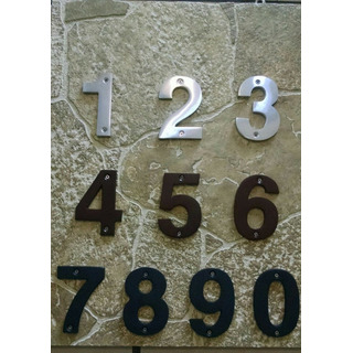 Números Para Casa Mod. Arial 11 Cm House Number Negro Números Para Casa Mod. Arial 11 Cm House Number Negro