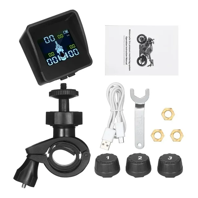Kit Tpms Sensor Presion Neumatico Temperatura Tricimoto