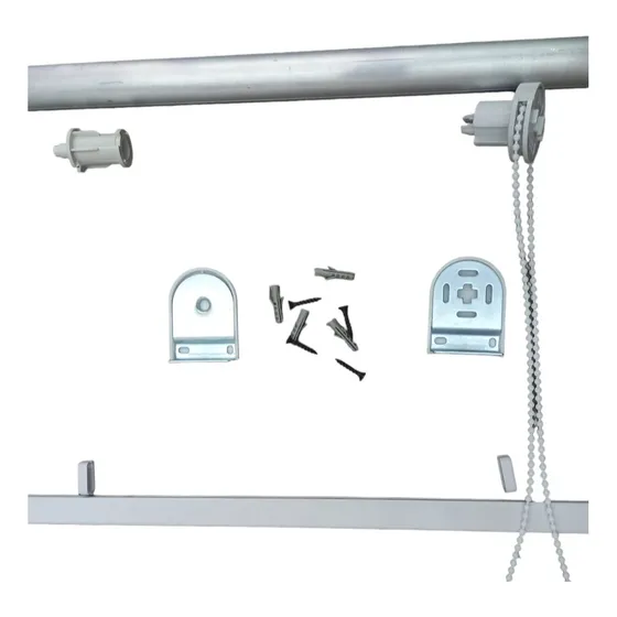 Sistema Lineal Para Armar Cortina Roller Zócalo Visible 1.70