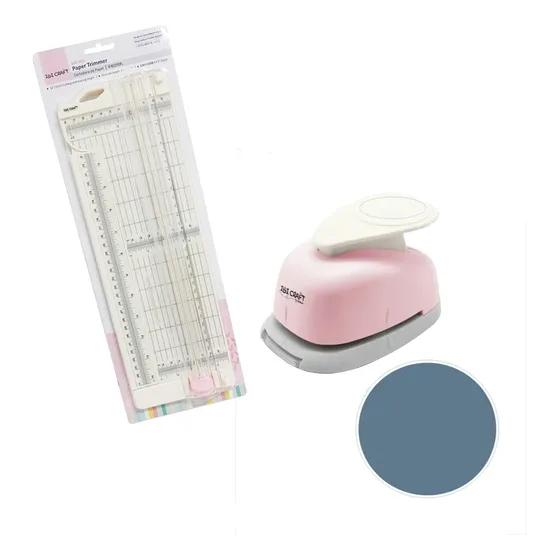 Guillotina Ibi Craft A4 Portatil 10hjs + Perforadora 5cm