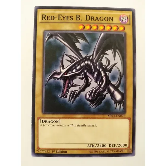 Red-eyes B. Dragon - Common     Dragón Negro De Ojos Rojos