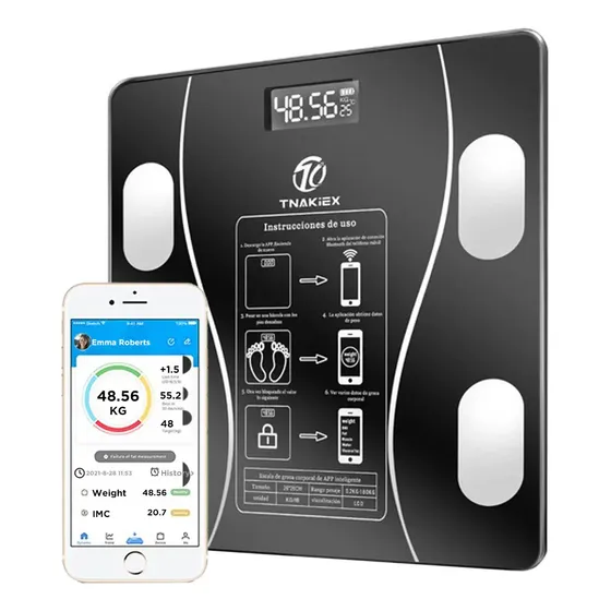 Balanza Bluetooth Digital 180 Kg Controla Tu Peso Y Salud | Cuotas sin interés