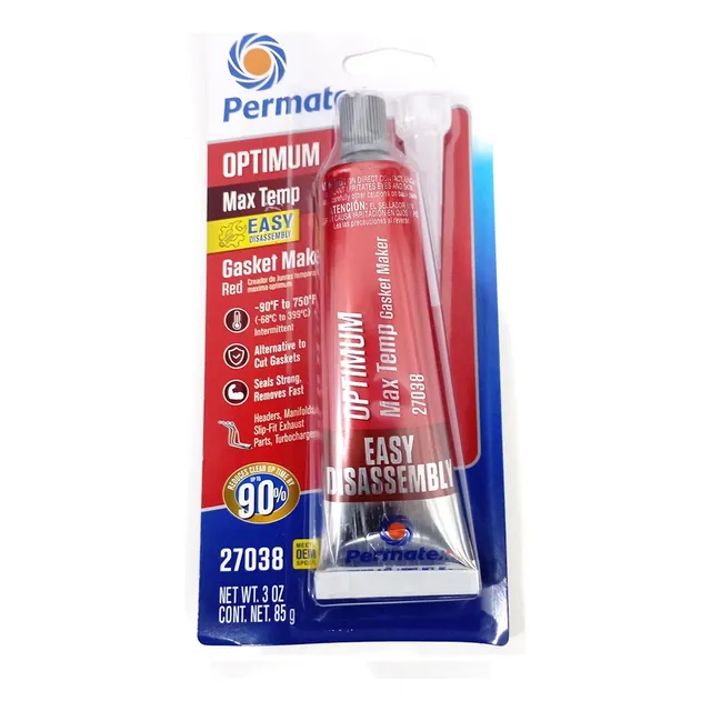 Silicon Rojo Original Permatex Alta Temperatura 399 Grados