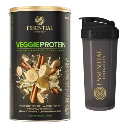 Veggie Protein Essential Nutrition 15 Doses + Coqueteleira