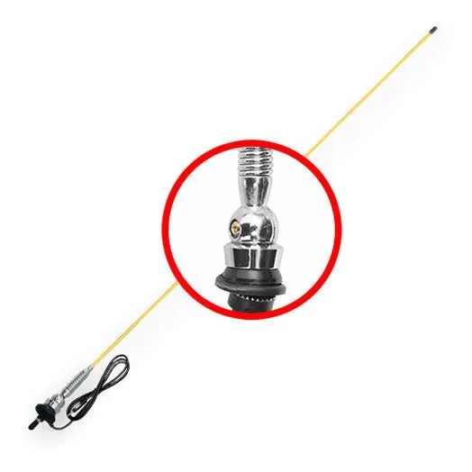 Antena Patrullera 2m Base A Amarilla
