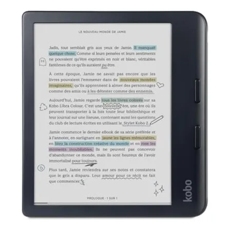 E-reader Kobo Libra color Hd 7 32gb negro pantalla color