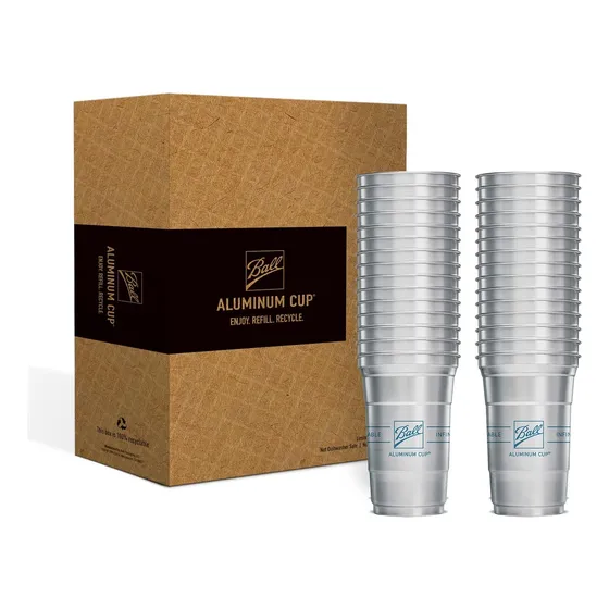 Vasos Reciclables Ball Aluminum Cup De 20 Oz, 30 Pzs.