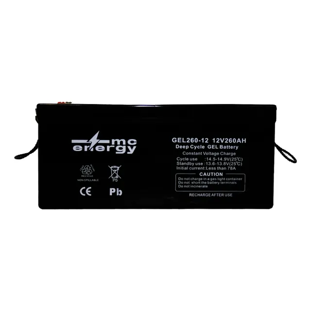 Bateria Mca Gel 12v 260ah Ciclo Profundo
