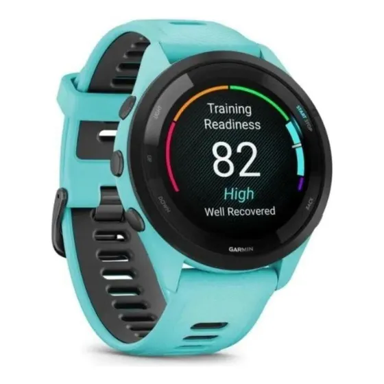 Relógio Garmin Forerunner 265 Music Gps Correia Azul