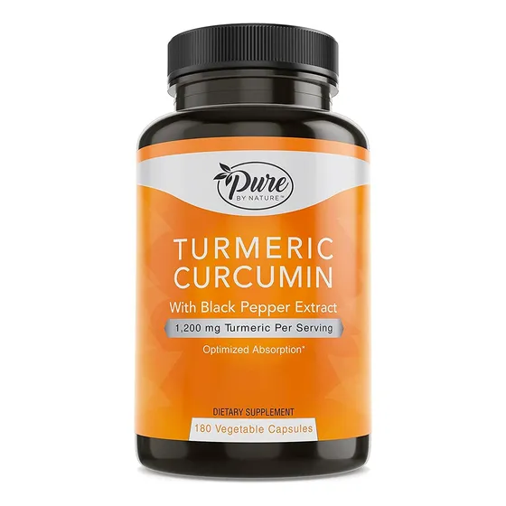 Suplemento De Curcumina De Cúrcuma Pure By Nature 1200 Mg Co